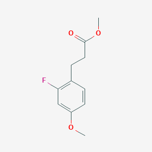 molecular formula C11H13FO3 B1530577 Methyl 3-(2-fluoro-4-methoxyphenyl)propanoate CAS No. 874187-38-9