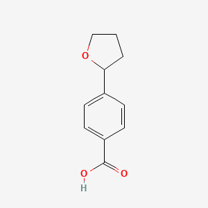 molecular formula C11H12O3 B1530598 4-(Tetrahydrofuran-2-yl)benzoic acid CAS No. 1368755-48-9