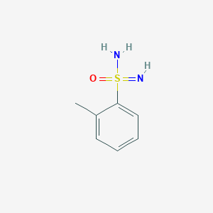 molecular formula C7H10N2OS B15305996 2-Methylbenzene-1-sulfonoimidamide 