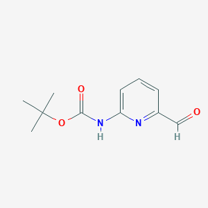 molecular formula C11H14N2O3 B153060 tert-Butyl (6-formylpyridin-2-yl)carbamate CAS No. 956523-98-1