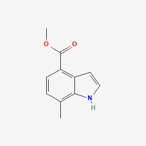 molecular formula C11H11NO2 B1530608 甲基 7-甲基-1H-吲哚-4-羧酸酯 CAS No. 1260383-46-7