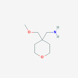[4-(Methoxymethyl)oxan-4-yl]methanamine