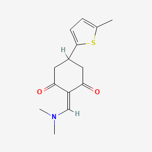 2-[(Dimethylamino)methylene]-5-(5-methyl-2-thienyl)cyclohexane-1,3-dione