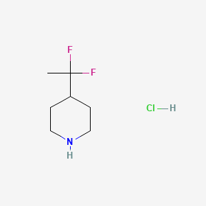 4-(1,1-Difluoroethyl)piperidine hydrochloride