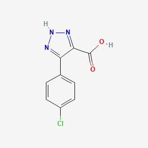 4-(4-chlorophenyl)-1H-1,2,3-triazole-5-carboxylic acid