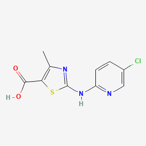 2-((5-Chloropyridin-2-yl)amino)-4-methylthiazole-5-carboxylic acid