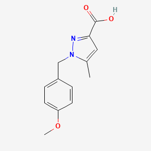 1-(4-Methoxybenzyl)-5-methyl-1H-pyrazole-3-carboxylic acid