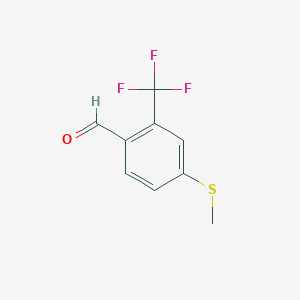 4-(Methylthio)-2-(trifluoromethyl)benzaldehyde