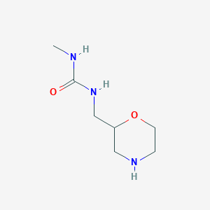 1-Methyl-3-(morpholin-2-ylmethyl)urea