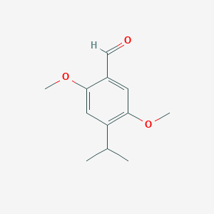 molecular formula C12H16O3 B1530655 Benzaldehyde, 2,5-dimethoxy-4-(1-methylethyl)- CAS No. 53581-82-1