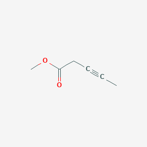 molecular formula C6H8O2 B153066 Methyl pent-3-ynoate CAS No. 22377-43-1