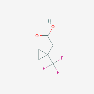 2-[1-(Trifluoromethyl)cyclopropyl]acetic acid