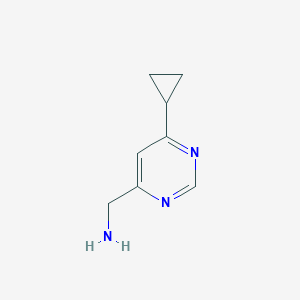 (6-Cyclopropylpyrimidin-4-yl)methanamine