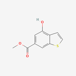 molecular formula C10H8O3S B1530674 Methyl 4-Hydroxy-1-benzothiophene-6-carboxylate CAS No. 314725-14-9