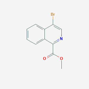 molecular formula C11H8BrNO2 B1530681 Methyl 4-bromoisoquinoline-1-carboxylate CAS No. 1512077-05-2