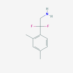 molecular formula C10H13F2N B1530684 2-(2,4-Dimethylphenyl)-2,2-difluoroethanamine CAS No. 1548494-23-0