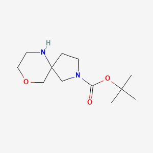 molecular formula C12H22N2O3 B1530685 tert-Butyl 9-oxa-2,6-diazaspiro[4.5]decane-2-carboxylate CAS No. 1251003-79-8
