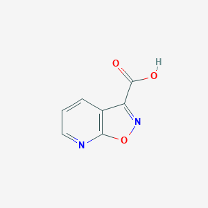 molecular formula C7H4N2O3 B1530693 Isoxazolo[5,4-b]pyridine-3-carboxylic acid CAS No. 1527913-59-2