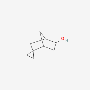 molecular formula C9H14O B15306973 Spiro[bicyclo[2.2.1]heptane-2,1'-cyclopropane]-5-ol 