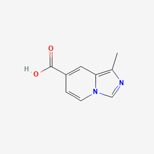 molecular formula C9H8N2O2 B1530712 1-Methylimidazo[1,5-a]pyridine-7-carboxylic acid CAS No. 1378811-63-2