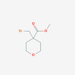 molecular formula C8H13BrO3 B1530730 Methyl 4-(bromomethyl)oxane-4-carboxylate CAS No. 1785580-83-7