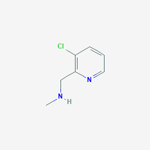 molecular formula C7H9ClN2 B1530732 1-(3-Chloropyridin-2-yl)-N-methylmethanamine CAS No. 1780385-43-4