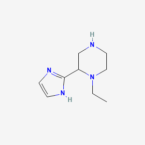1-ethyl-2-(1H-imidazol-2-yl)piperazine
