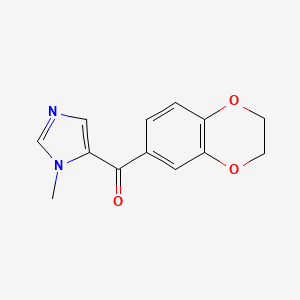 5-(2,3-dihydro-1,4-benzodioxine-6-carbonyl)-1-methyl-1H-imidazole