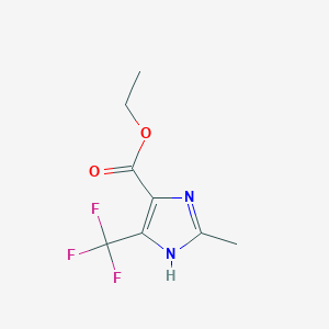 ethyl 2-methyl-4-(trifluoromethyl)-1H-imidazole-5-carboxylate