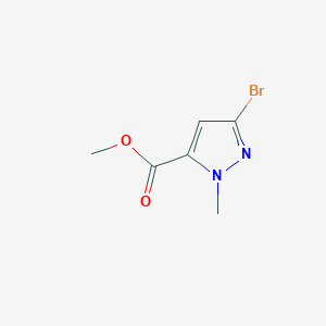 molecular formula C6H7BrN2O2 B1530749 3-溴-1-甲基-1H-吡唑-5-甲酸甲酯 CAS No. 1784137-59-2