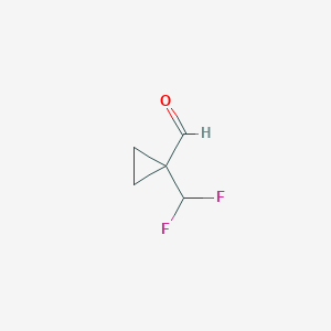 1-(Difluoromethyl)cyclopropane-1-carbaldehyde