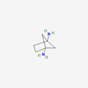 molecular formula C6H12N2 B15307638 Bicyclo[2.1.1]hexane-1,4-diamine 