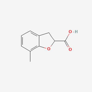 7-Methyl-2,3-dihydrobenzofuran-2-carboxylic acid