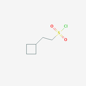 molecular formula C6H11ClO2S B1530792 2-Cyclobutylethane-1-sulfonyl chloride CAS No. 1699076-35-1