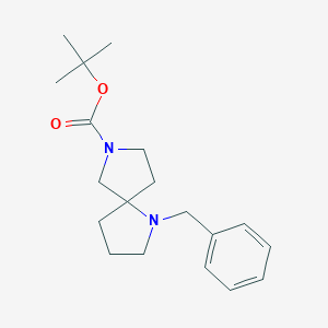 molecular formula C19H28N2O2 B153081 Tert-butyl 1-benzyl-1,7-diazaspiro[4.4]nonane-7-carboxylate CAS No. 646055-62-1