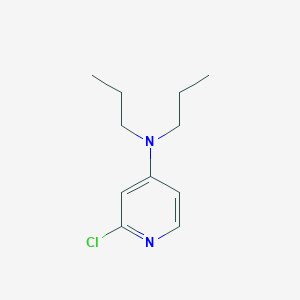 B1530811 2-Chloro-N,N-dipropylpyridin-4-amine CAS No. 851886-35-6