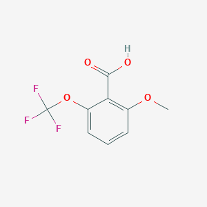 molecular formula C9H7F3O4 B1530815 2-Methoxy-6-(trifluoromethoxy)benzoic acid CAS No. 433330-72-4