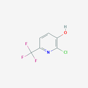 molecular formula C6H3ClF3NO B1530817 2-Chloro-6-(trifluoromethyl)pyridin-3-ol CAS No. 731002-60-1