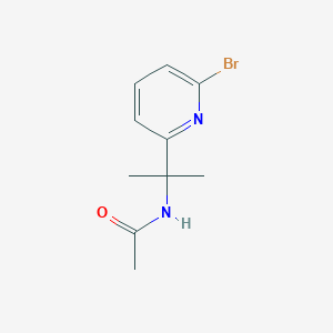 molecular formula C10H13BrN2O B1530818 N-(2-(6-bromopyridin-2-yl)propan-2-yl)acetamide CAS No. 776297-29-1