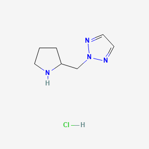 2-[(pyrrolidin-2-yl)methyl]-2H-1,2,3-triazole hydrochloride