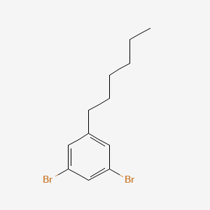 molecular formula C12H16Br2 B1530834 1,3-二溴-5-己基苯 CAS No. 75894-97-2
