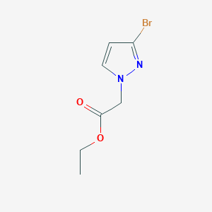 molecular formula C7H9BrN2O2 B1530836 Ethyl 2-(3-bromo-1H-pyrazol-1-yl)acetate CAS No. 1427022-51-2