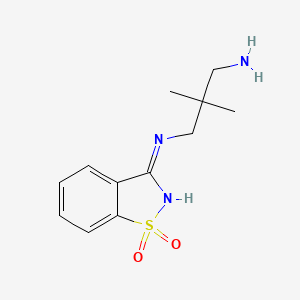 N-(1,1-Dioxido-1,2-benzisothiazol-3-YL)-2,2-dimethylpropane-1,3-diamine