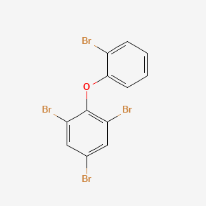 molecular formula C12H6Br4O B1530843 2,2',4,6-Tetrabromodiphenyl ether CAS No. 446254-23-5