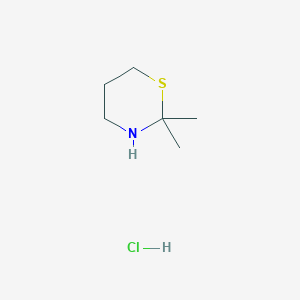 molecular formula C6H14ClNS B1530851 2,2-Dimethyl-1,3-thiazinane hydrochloride CAS No. 93770-78-6