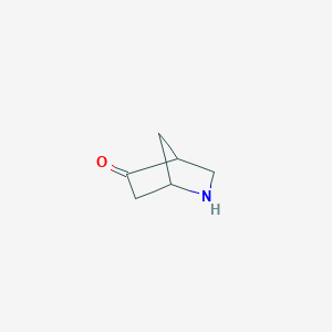 molecular formula C6H9NO B15308634 2-Azabicyclo[2.2.1]heptan-5-one 