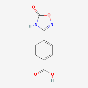 molecular formula C9H6N2O4 B1530867 4-(5-氧代-4,5-二氢-1,2,4-噁二唑-3-基)苯甲酸 CAS No. 189365-92-2