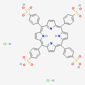 molecular formula C44H32Cl2N4O12S4 B1530878 Meso-tetra(4-sulfonatophenyl)porphine dihydrochloride CAS No. 139050-15-0