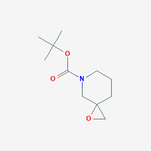 B153088 tert-Butyl 1-oxa-5-azaspiro[2,5]octane-5-carboxylate CAS No. 276872-90-3
