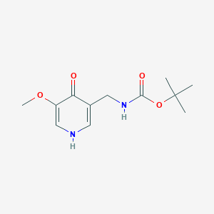 molecular formula C12H18N2O4 B1530898 叔丁基（4-羟基-5-甲氧基吡啶-3-基）-甲基氨基甲酸酯 CAS No. 1138444-22-0